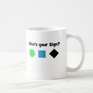 Was ist Ihr Zeichen? Kaffeetasse