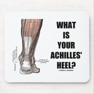 Was ist Ihre Achillesferse? (Fersen-Anatomie) Mousepad