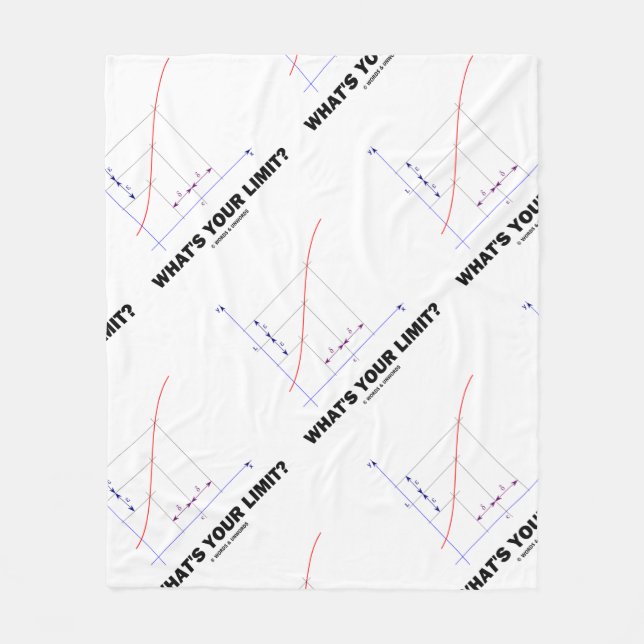Was ist Ihre Grenze? Grenze-Funktiongeek-Spaß Fleecedecke (Vorderseite)