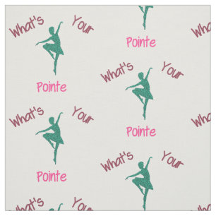 Was ist Ihre Pointe Ballerina? Stoff