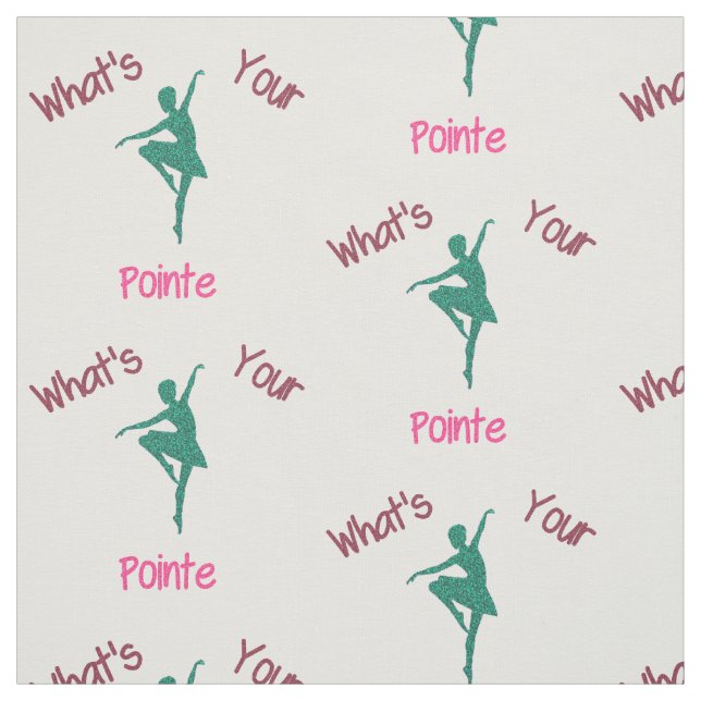 Was ist Ihre Pointe Ballerina? Stoff (Muster)