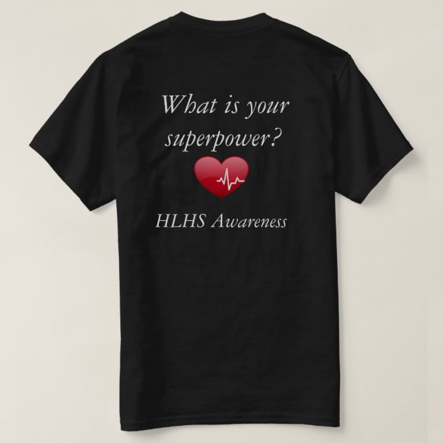 Was ist Ihre Supermacht? T-Shirt (Design Rückseite)