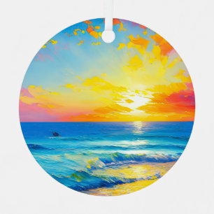"Was ist im Wasser?" Ornament Aus Metall