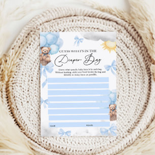 Was ist im Windeln Bag Baby Shower Game?