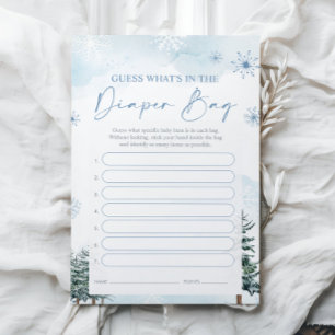 Was ist im Windeln Bag Baby Shower Game?
