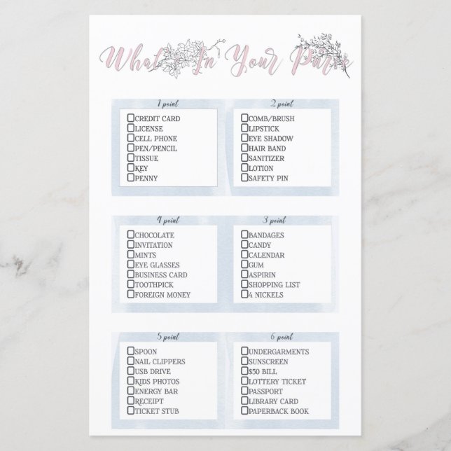 Was ist in deinem puren Botanischen Brautparty-Spi (Vorderseite)