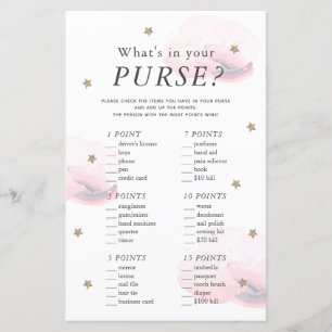 Was ist in deinem Purse Star Pink Baby Duschspiel?