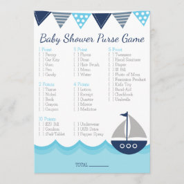 Was ist in deiner Geldbörse? - Sailor Baby Shower  Programm