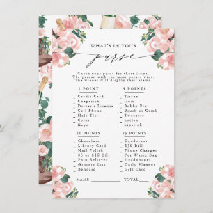 Was ist in deiner Hand? Boots & Bubbly Party Begleitkarte