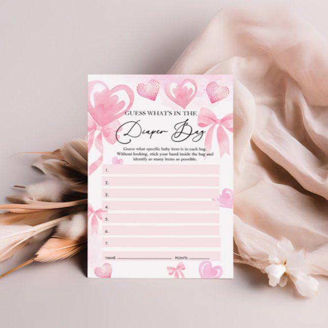 Was ist in der Windeln Bag Baby Shower HeartGame? (Von Creator hochgeladen)