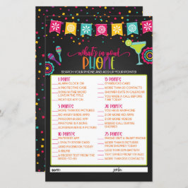 Was ist in Ihrem Phone Brautparty Game - Fiesta