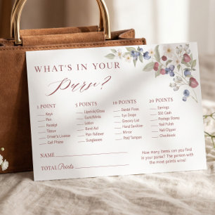 Was ist in Ihrer Handtasche? Berry Sweet Braut-Spi