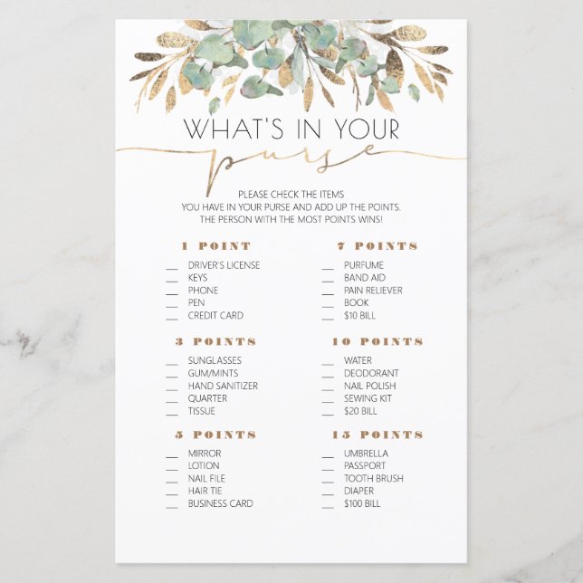 Was ist in Ihrer Kinderspielkarte? (Vorderseite)