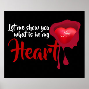 Was ist in meinem Herzen? Poster