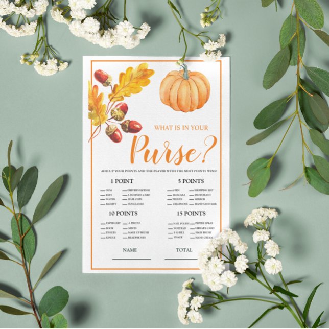 Was ist in Purse Fall Pumpkin Bridal Game? (Von Creator hochgeladen)