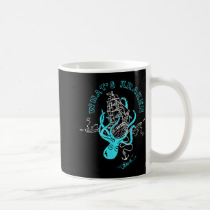 Was ist Kraken Lustiger Oktopus-Seemonster-Grafik Kaffeetasse