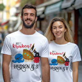"Was ist Kraken" Octopus Pirate Parent's Geburtsta T-Shirt