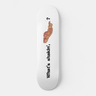 Was ist los Bacon Skateboard Lustig
