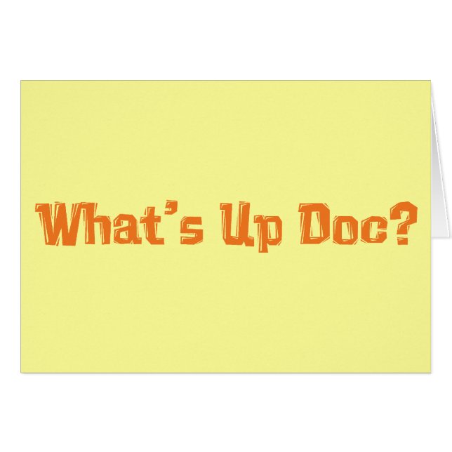 Was ist los Doc Geschenke? (Vorderseite (Horizontal))