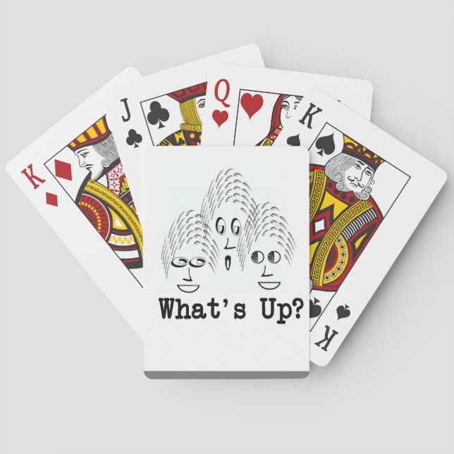 Was ist los? Klassische Spielkarten (Rückseite)
