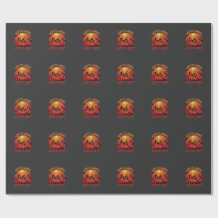 Was ist los Leben Halloween Schwarze Katzen Zombie Geschenkpapier