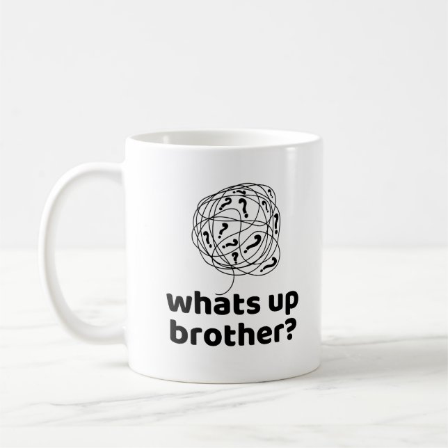 Was ist los mit Brother? Kaffeetasse (Links)
