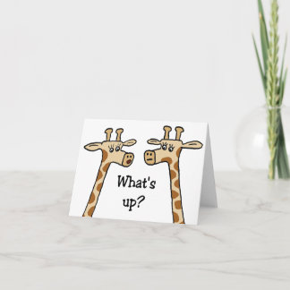 Was ist los? Notecards Karte