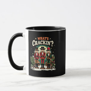 Was ist los Nussknacker Kaktus Weihnachten Lustig Tasse
