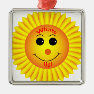 Was ist los! ornament aus metall