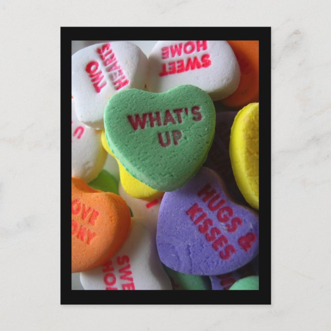 Was ist los? postkarte (Vorderseite)