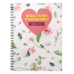 Was ist mein Password Spiral Notebook? Notizblock