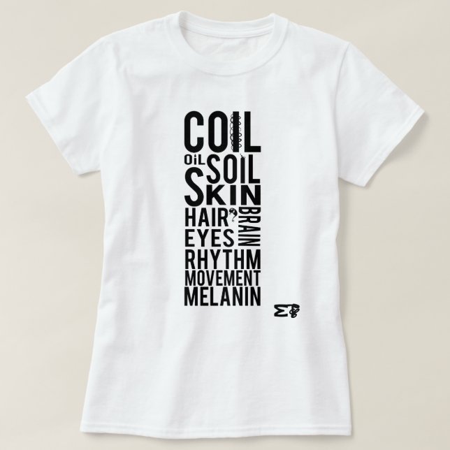 Was ist Melanin Expressive? T-Shirt (Design vorne)