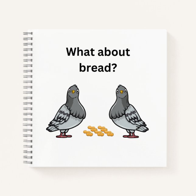 Was ist mit Brot? Notizbuch (Vorderseite)