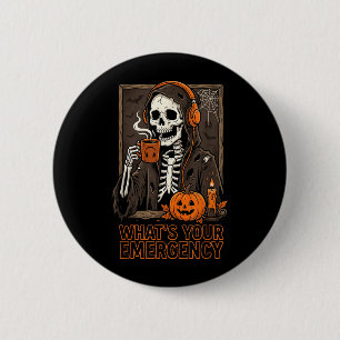 Was ist Notfall-Halloween-Skelett-911-Dispatcher Button