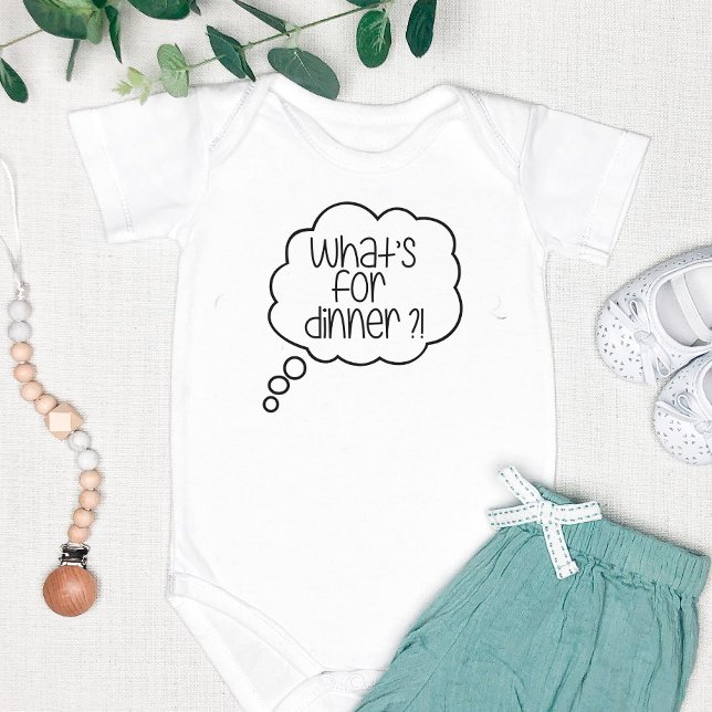 Was ist oder essen? Fun Zitat Baby Jersey Bodysuit Baby Strampler (Von Creator hochgeladen)