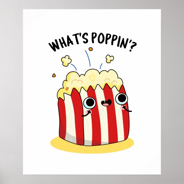Was ist Poppin Funny Popcorn Pun? Poster (Vorne)