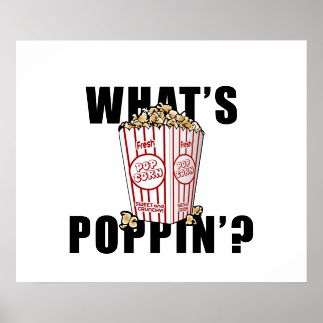 Was ist Poppin? - PopCorn Poster (Vorne)