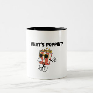 Was ist Poppin Popcorn? Zweifarbige Tasse