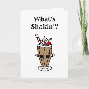 Was ist Shakin? Chocolate Milkshake Friendship Karte