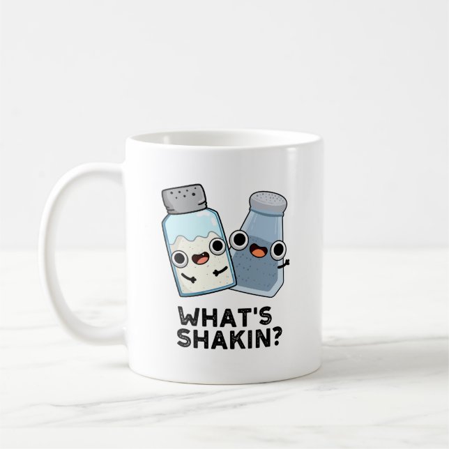 Was ist Shakin Funny Salt and Pepper Shaker Pun? Kaffeetasse (Links)