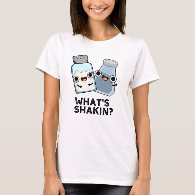 Was ist Shakin Funny Salt and Pepper Shaker Pun? T-Shirt (Vorderseite)