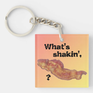 Was ist Shakin's Bacon Schlüsselanhänger Gelb Rosa