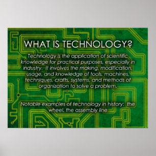 Was ist Technologie? Poster