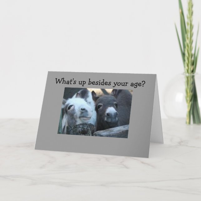 WAS IST ÜBER DEIN ALTER HINAUS? KARTE (Vorderseite)