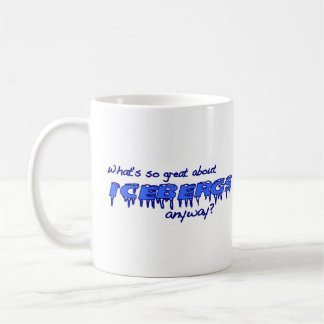 Was ist über Eisberge so groß? Tasse