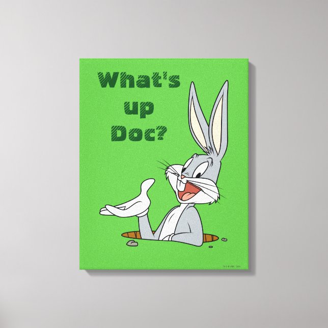WAS IST UP DOC?™ BUGS BUNNY™ Rabbit Hole Leinwanddruck (Vorderseite)