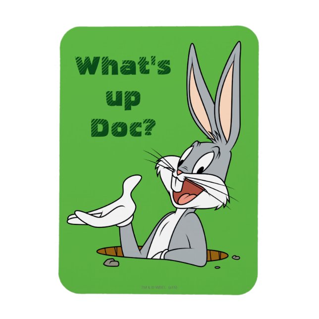 WAS IST UP DOC?™ BUGS BUNNY™ Rabbit Hole Magnet (Vertikal)