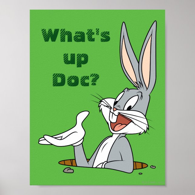 WAS IST UP DOC?™ BUGS BUNNY™ Rabbit Hole Poster (Vorne)