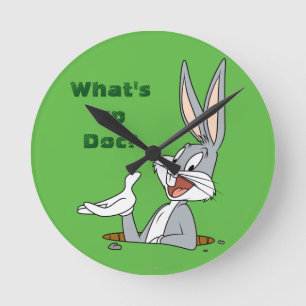 WAS IST UP DOC?™ BUGS BUNNY™ Rabbit Hole Runde Wanduhr