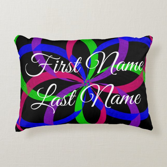 Was ist zu tun, wenn ein geometrisches akzentes Bi Dekokissen (Vorderseite)